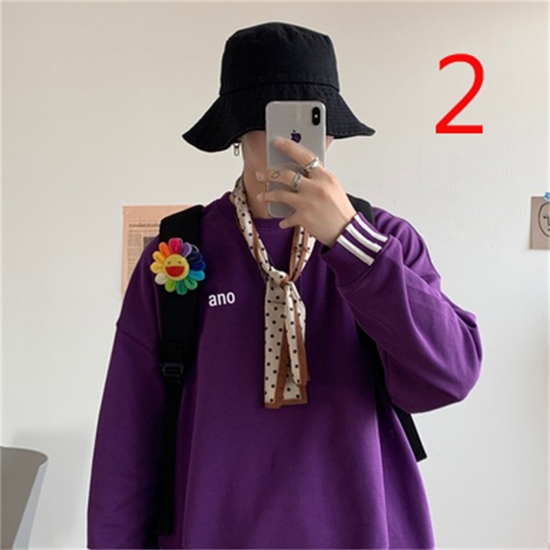 

2021 New T-shirt Men's Long-sleeved Bottoming Shirt Tops Trendy Slim Warm Clothes Yquu