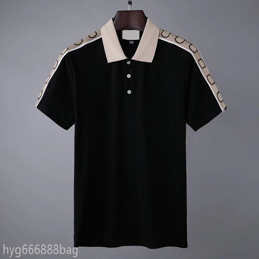 

2021ss Designer Polo Shirts Men Luxury Polos Casual Mens T Shirt Snake Bee Letter Print Embroidery Fashion High Street Man Tee