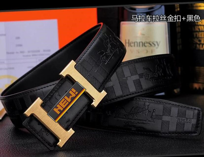 

width 3.8 CM Gold and silver buckles for men's leather belts in 2021, Black;brown