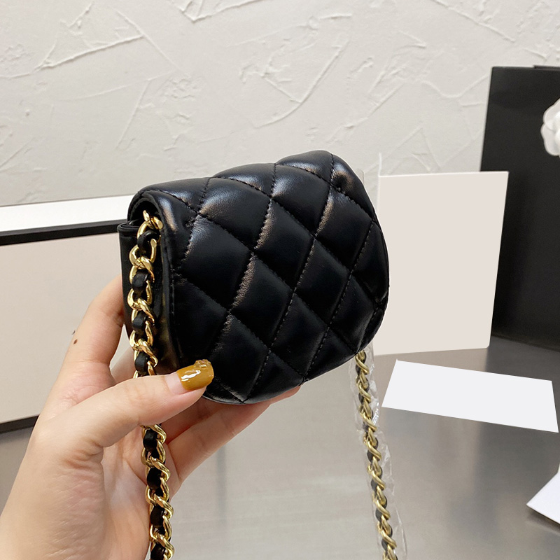 

Womens 2021 Luxury Desugners Mini Flap Coin Purse Bag Matelasse Chain Crossbody Shoulder Black/Red/Pink/White/Silver/Pink Gold Hardware
