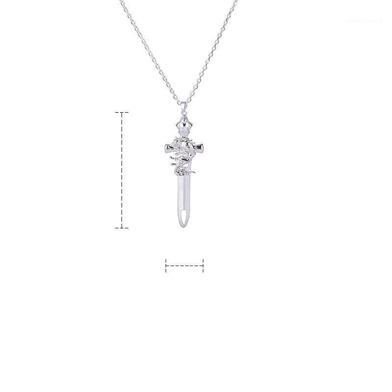 

Unisex Necklace, Hip-hop Funny Short Sword Shape, Zircon Jewelry, Original Factory Accessories Chains