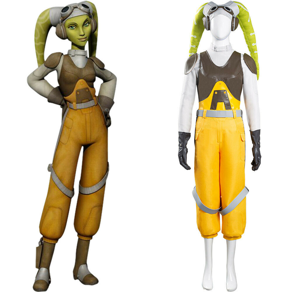 

Star Wars Rebels Hera Syndulla Cosplay Costume Halloween Outfit Full Set