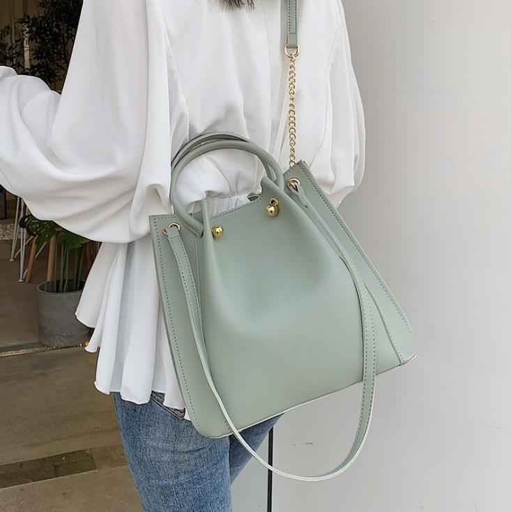 

Temperament Women's Bag 2021 Autumn All-Match Fashion Messenger Bags Simple One-Shoulder Handbag, Black