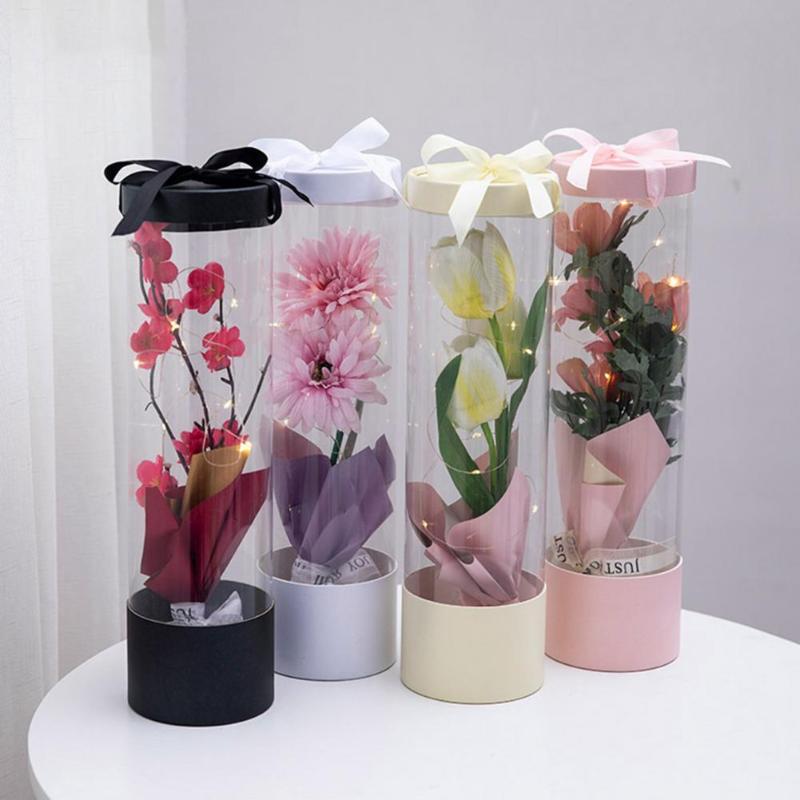 

Gift Wrap Bouquet Flower Box Useful Decorative Clear Smooth Surface
