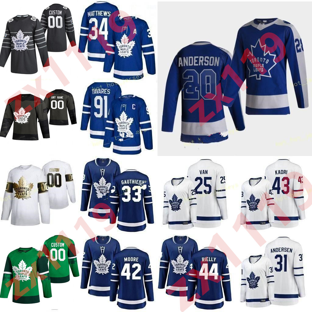 

Toronto Maple Leafs 2021 Reverse Retro Hockey Jerseys Dominic Moore Andreas Johnsson Igor Ozhiganov Jason Spezza Trevor Moore Custom, As pic