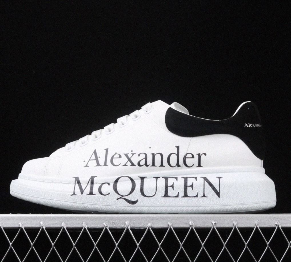 

[With Box] Top quality alexander mcqueen mcqueens Men Shoes Fashion Women Mens Leather Lace Up Platform Oversized Sole Sneakers White BUHWh#, I need look other product