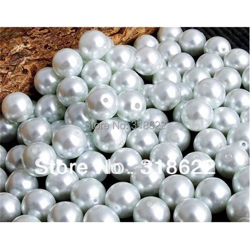 

+ 4mm 6mm 8mm White Loose Glass Imitation Pearl Beads 1000 pcs Jewelry Findings