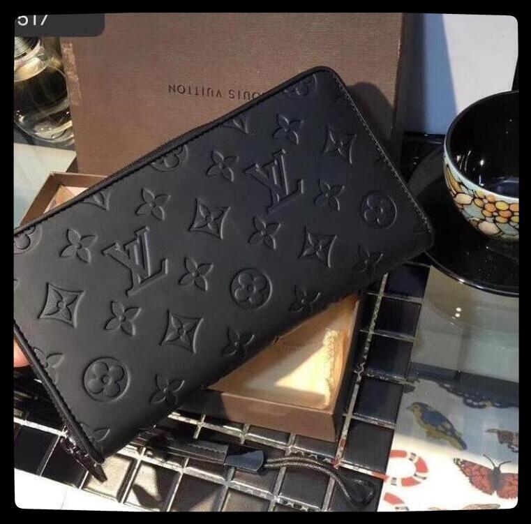 

1-17 LV LOUIS VITTON Leather Bags Women Wallet Designer Zipper Wallets Fashion Men Zippy Purse Holders Designer Clutch, Red;black