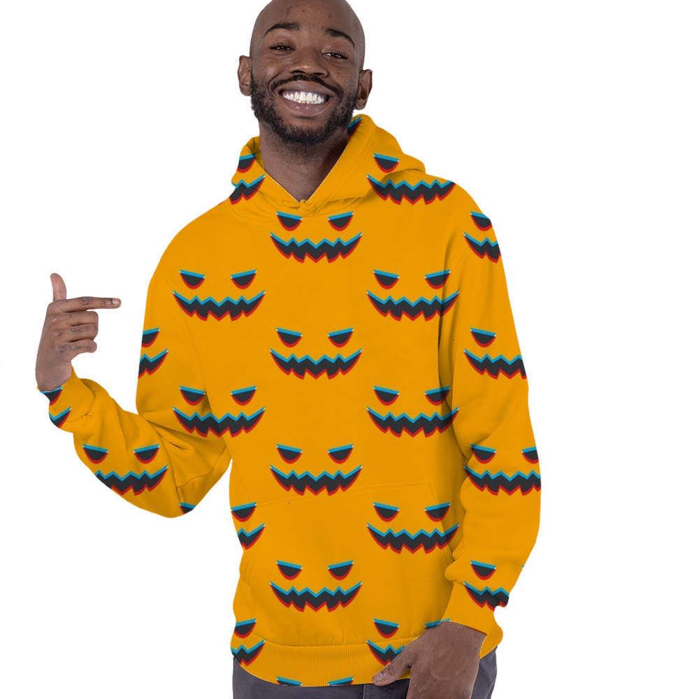 

Men's with hat autumn and winter warm jacket hip hop casual Hooded sweater, Black