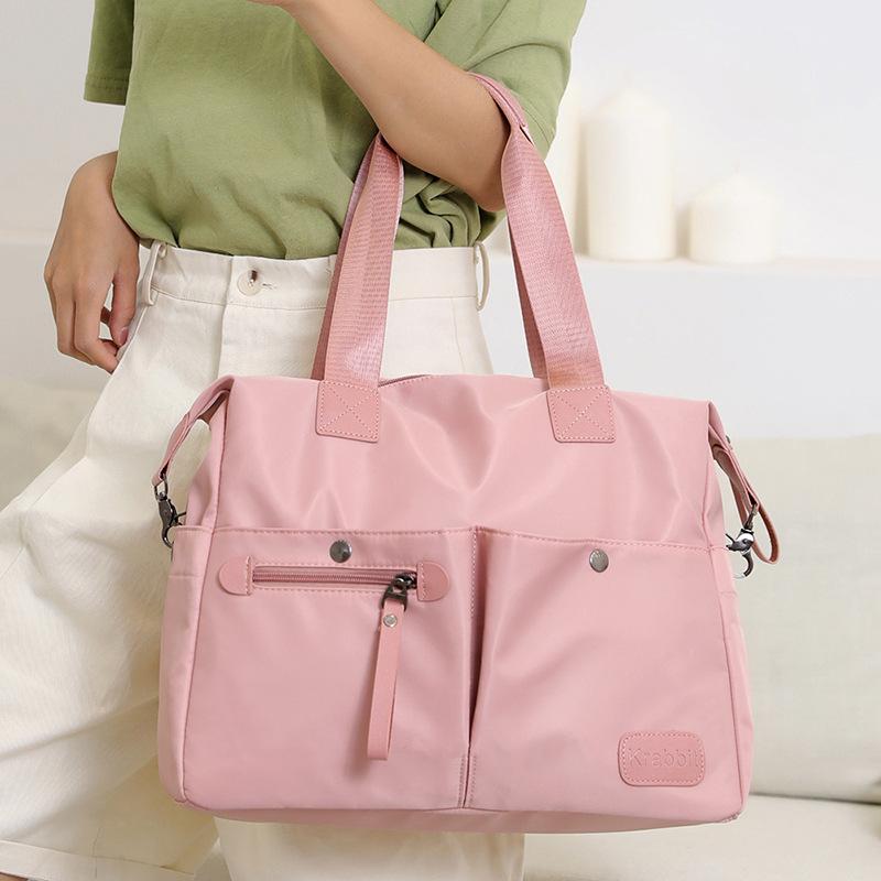 

Fashion shoulder bag New large capacity Tarpaulin bag All-match crossbody Simple casual Handbags ladies hand bags hand bags, Black