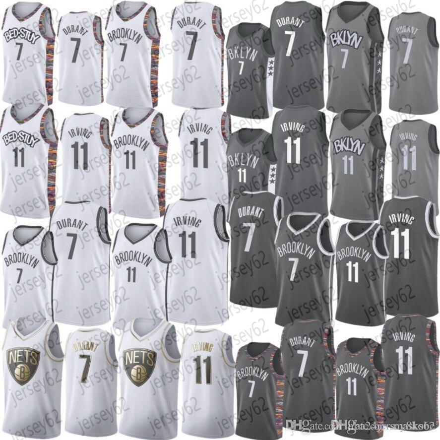 

Nba's basketball jersey Men Brooklyn's Nets's Kevin Durant Kyrie Irving ;The swing man sewed and embroidered jerseys.