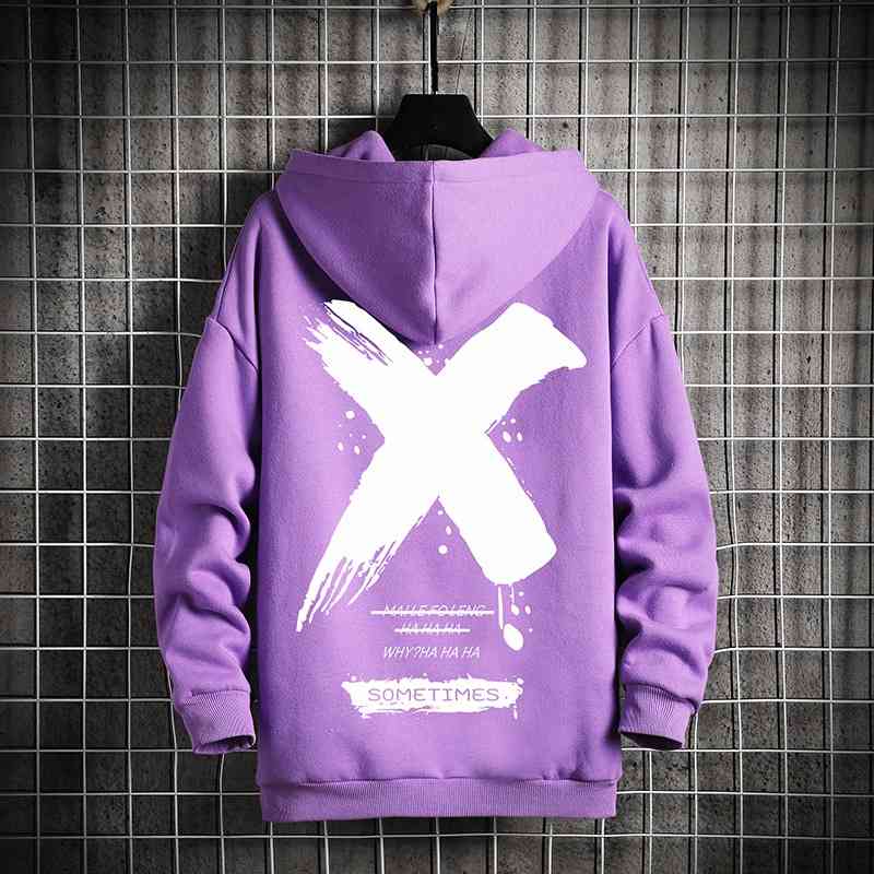 

Hooded sweater men's Korean brand loose round neck long sleeve Pullover coat hip hop casual fashion top, Yellow