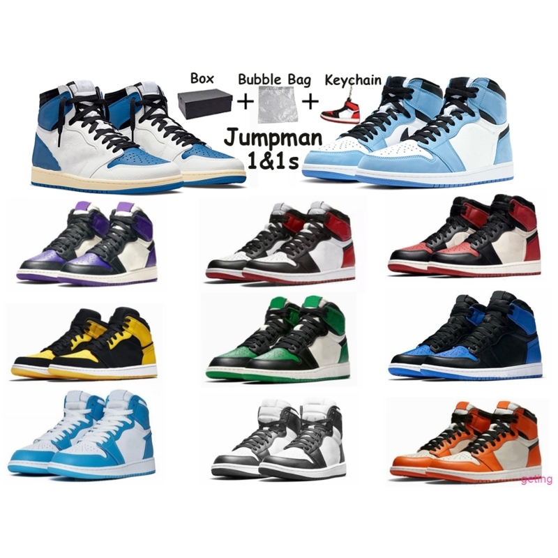 

TOP Quality Newest Jumpman 1 University Blue Men Basketball shoes 1s High Dark Mocha Electro Orange UNC Light Smoke Grey Hyper Chicago, 26