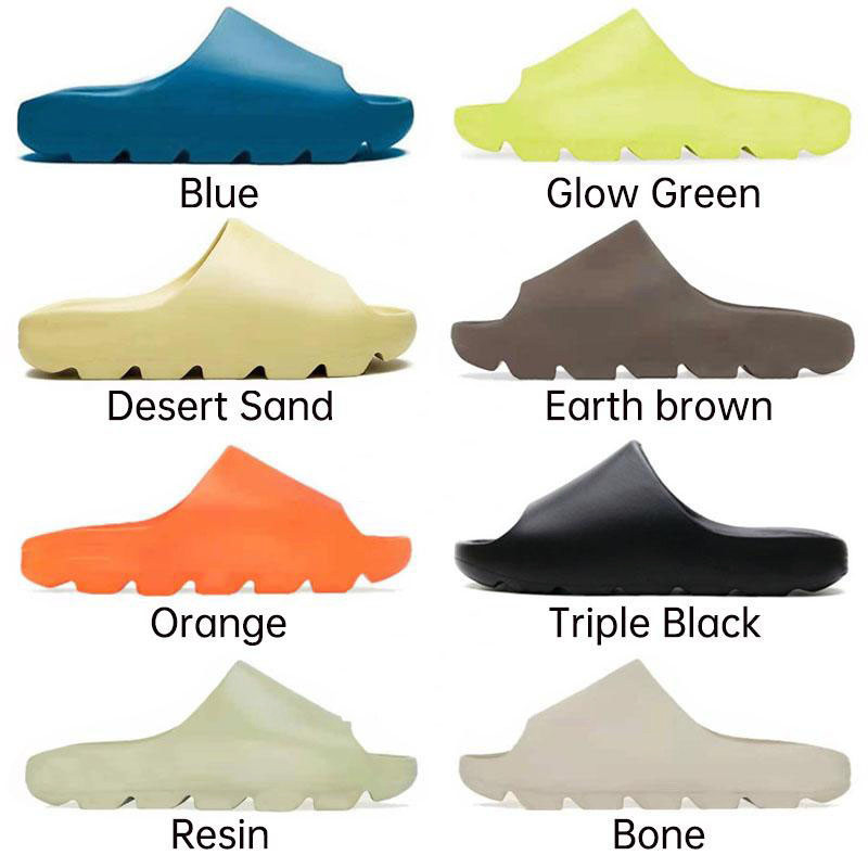 

Slides Graffiti Bone Resin Desert Sand Designer Slippers Summer Fashion Earth Brown Flat Slide Men Women Beach Causal Sandals Runner Beauty Size32-47, Box