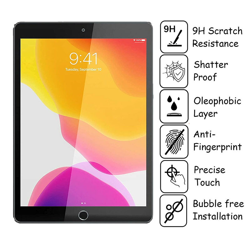 

9H 2.5D Tempered Glass Screen Protector For iPad Air 1 2 3 4 5 6 Pro 9.7 10.2 10.5 11 12.9 bulk sell