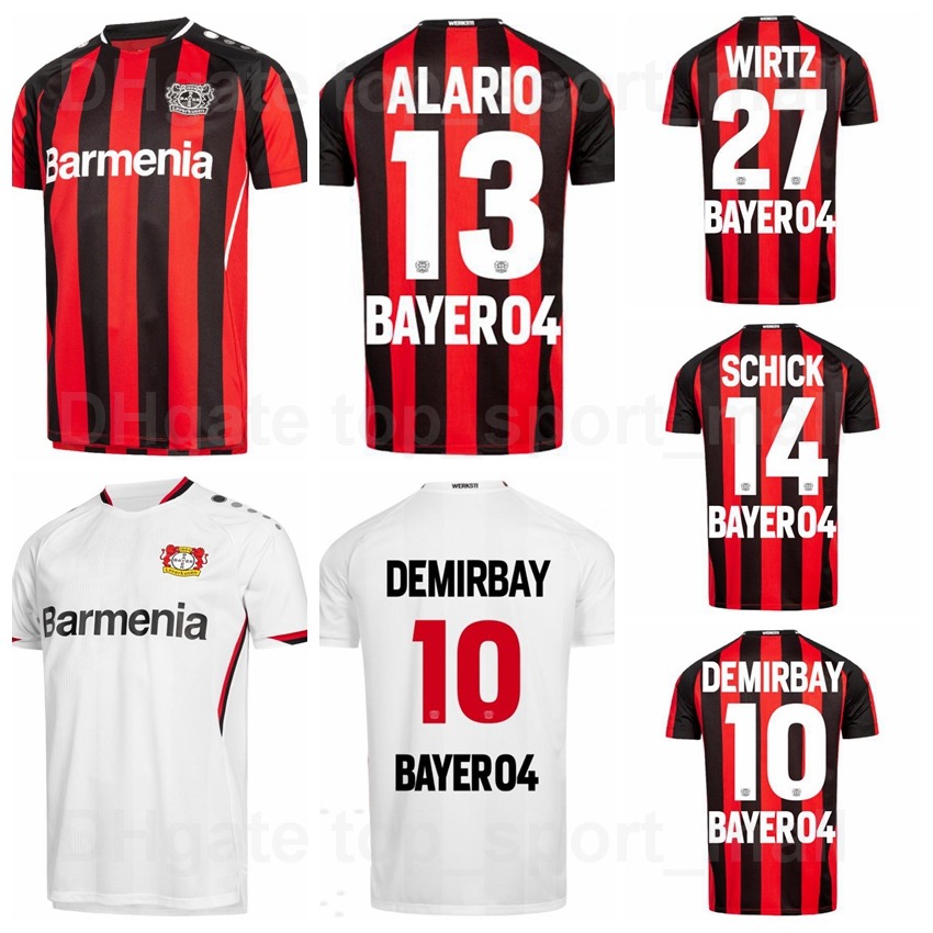 

2021 2022 Soccer 04 Bayer Leverkusen Jersey 13 ALARIO 14 SCHICK 27 WIRTZ 19 DIABY 10 DEMIRBAY 12 TAPSOBA 30 FRIMPONG 5 BAKKER 9 BAILEY 20 ARANGUIZ Football Shirt Kits, White