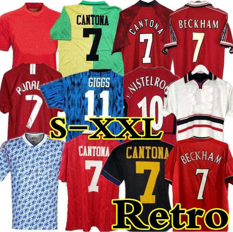 

Retro United RONALDO 2002 Soccer jersey MAN UTD football Giggs SCHOLES Beckham CANTONA Solskjaer Mancheste r ROBSON 05 06 07 08 09 98 99 90, Black;yellow