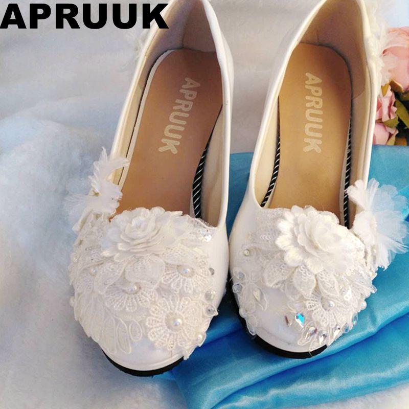 

8.5cm high heeled white silver wedding shoes with flower girl ladies white lace bridal brides proms dress pumps shoes, 3cm heel