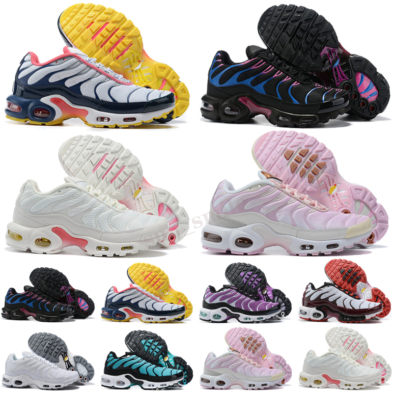 

Fahion Mens Tn Plus Women Running Shoes Triple Black White Hyper Blue Supernova Brushstroke Camo Orange Men Trainers Sports Sneakers Outdoor, Color 1