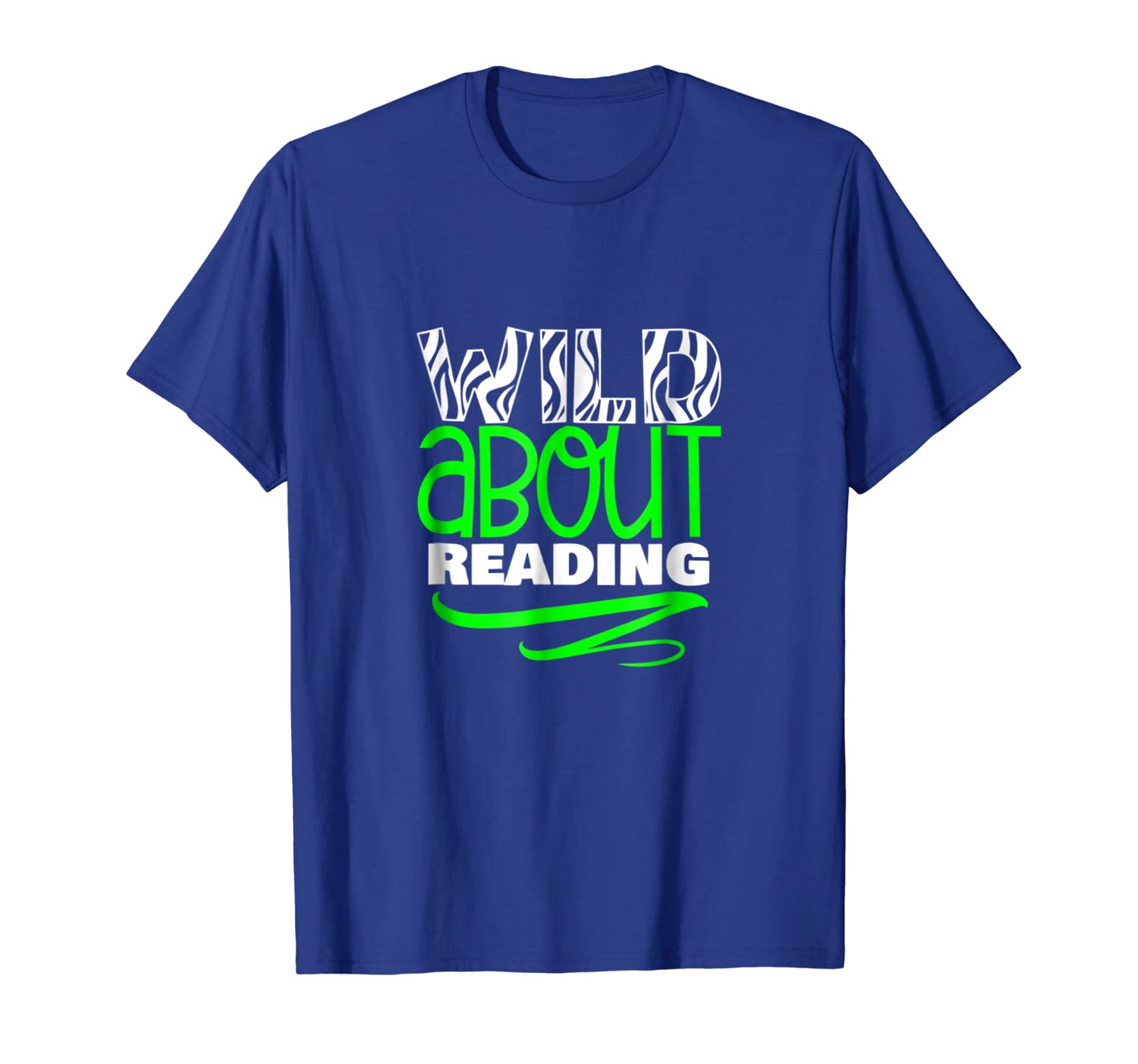 

wild about reading tshirt back to school fun, White;black