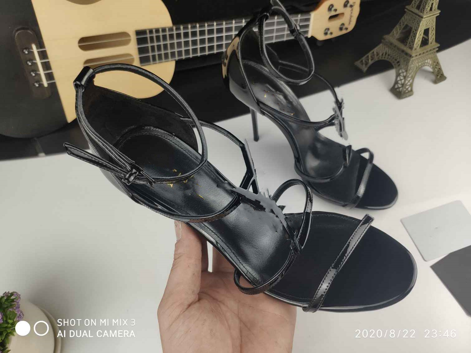 

2020 Fashion Designer Womens Shoes Bottom High Heels Nude Black Leather Pointed Toes Pumps ysl Dress Shoes Mid Heeled Shoes nnjjjjkkkkk