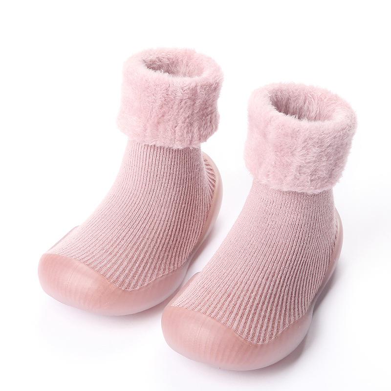 

First Walkers Kruleepo Baby Kids Thick Warm Shoes Autumn Winter Plush Casual Shoe For Born Toddler Children Girls Boys