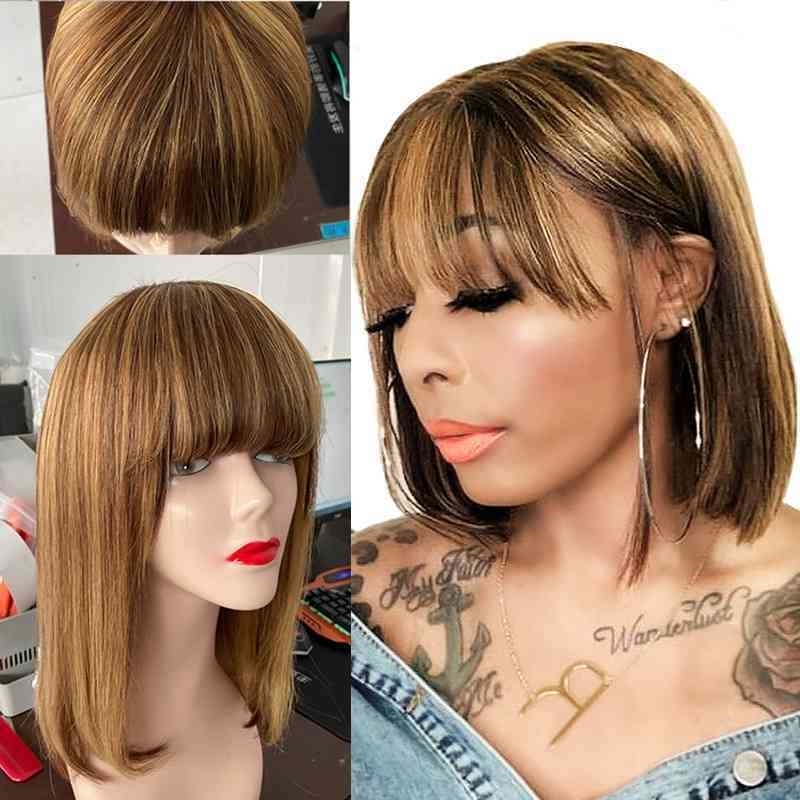 

4 Human hair Bob / 27 full mechanism