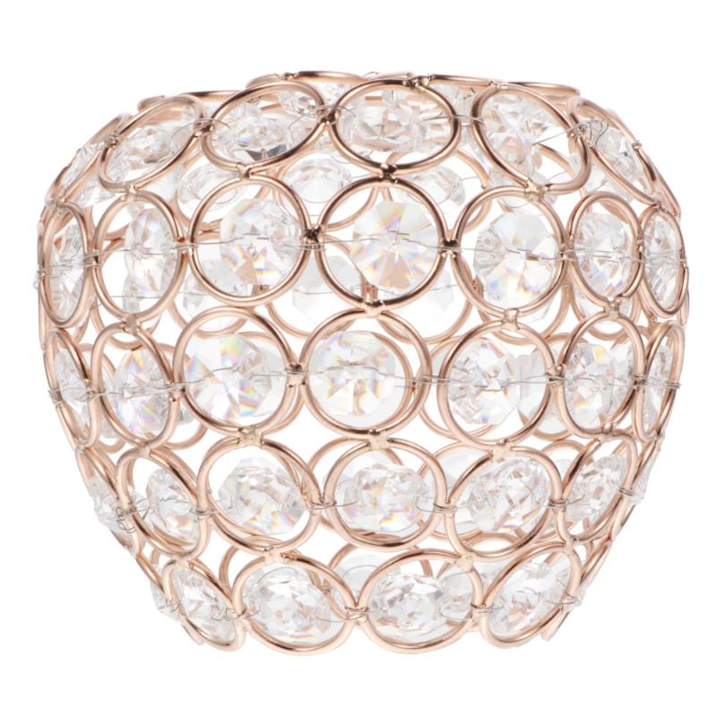 

Lamp Covers & Shades 1Pc Exquisite Crystal Art Lampshade Fashion Ceiling Light Cover (Golden)