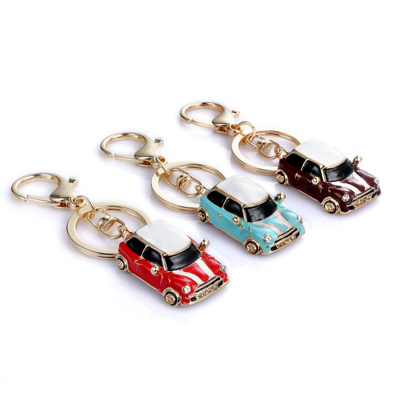 

Keychains Car Keychain Alloy Key Chain Ring For Mini-Cooper One Accessories