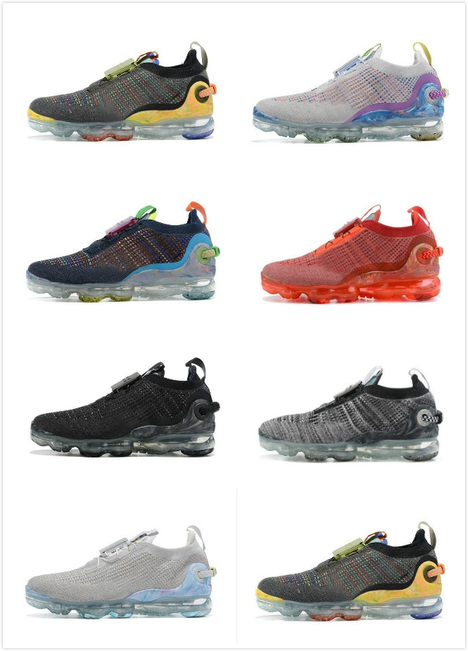 

2021 top fly 3.0 men's running shoes noble red dark gray total orange South Beach bright purple knitting men's and women