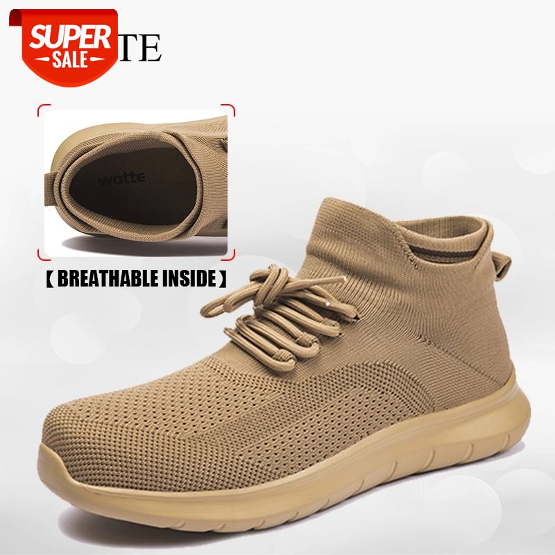 

Men Casual Shoes Men Knit Comfortable Weaving Shoes For High Top Sock Walking Footwear zapatillas hombre Big Size40-50 #C25o