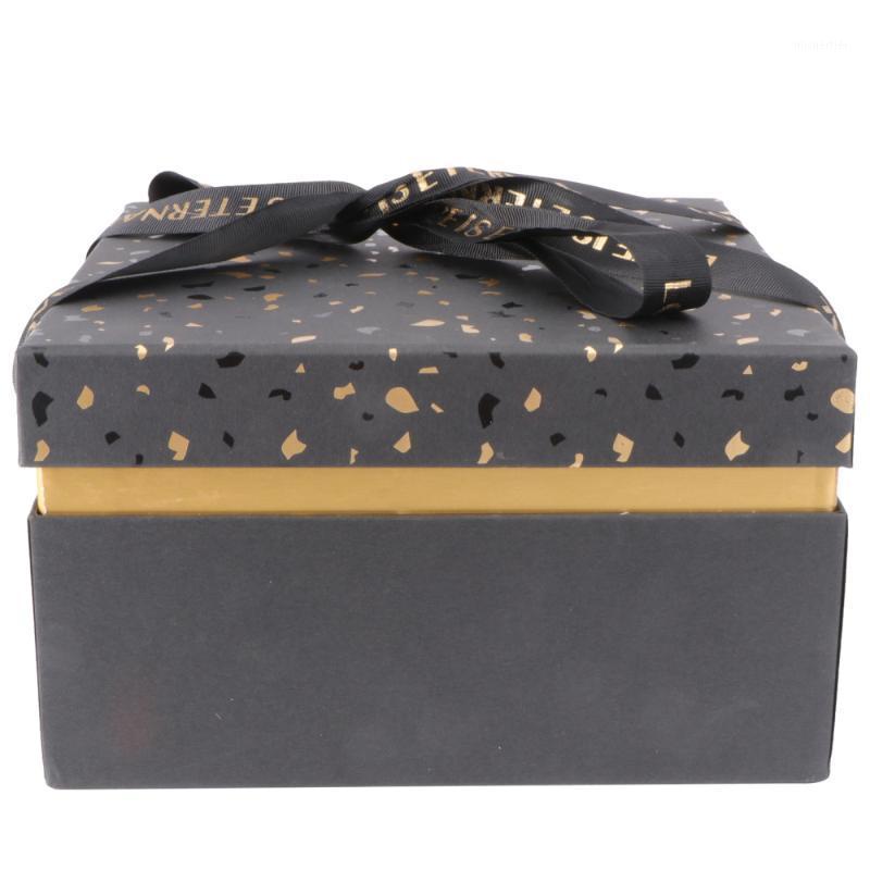

Gift Wrap 1 Set Of Birthday Box Valentine's Day Case Present Holder (Black)
