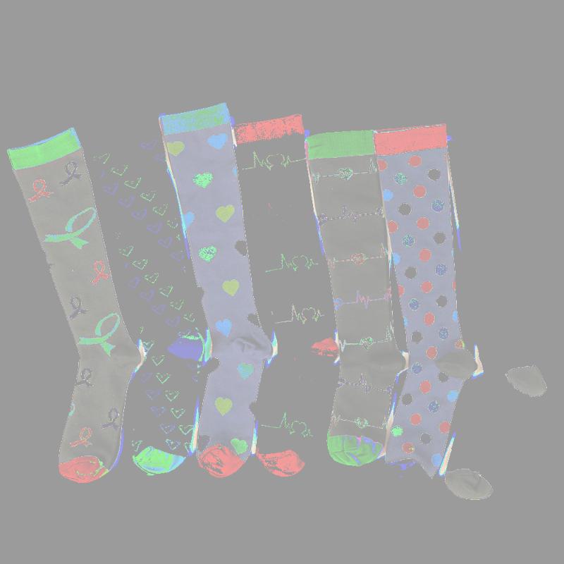 

Men's Socks High Elastic Compression Cotton Professional Running Fitness Leg Protection Long For Men And Women Shaper, Black