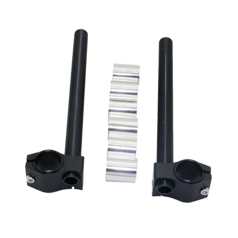 

Handlebars CNC Motorbike Adjustable Clip On Fork Cafe Racer 25,29,30mm