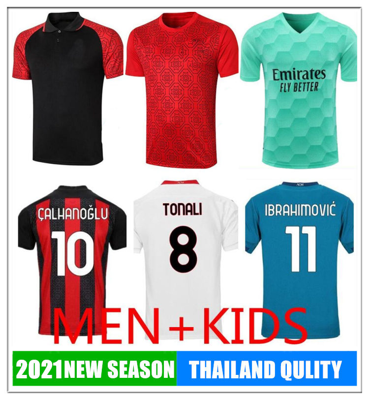 

2021 IBRAHIMOVIC THEO MANDZUKIC CALABRIA soccer jersey football shirt PIATEK SUSO PAQUETA BENNACER REBIC ROMAGNOLI CALHANOGLU TONALI BRAHIM, Men