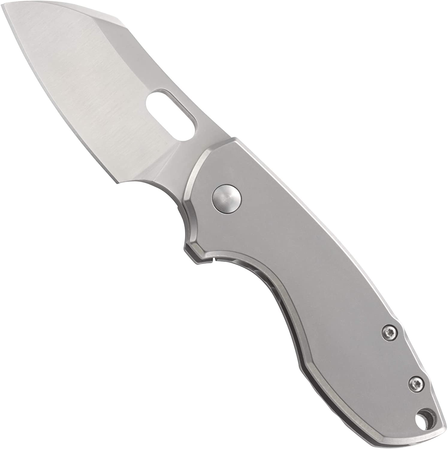 

CRKT Pilar EDC Folding Knife: Compact Everyday Carry, Satin Blade with Finger Choil, Thumb Slot Open, Frame Lock Stainless Handle, Reversible Pocket Clip 5311