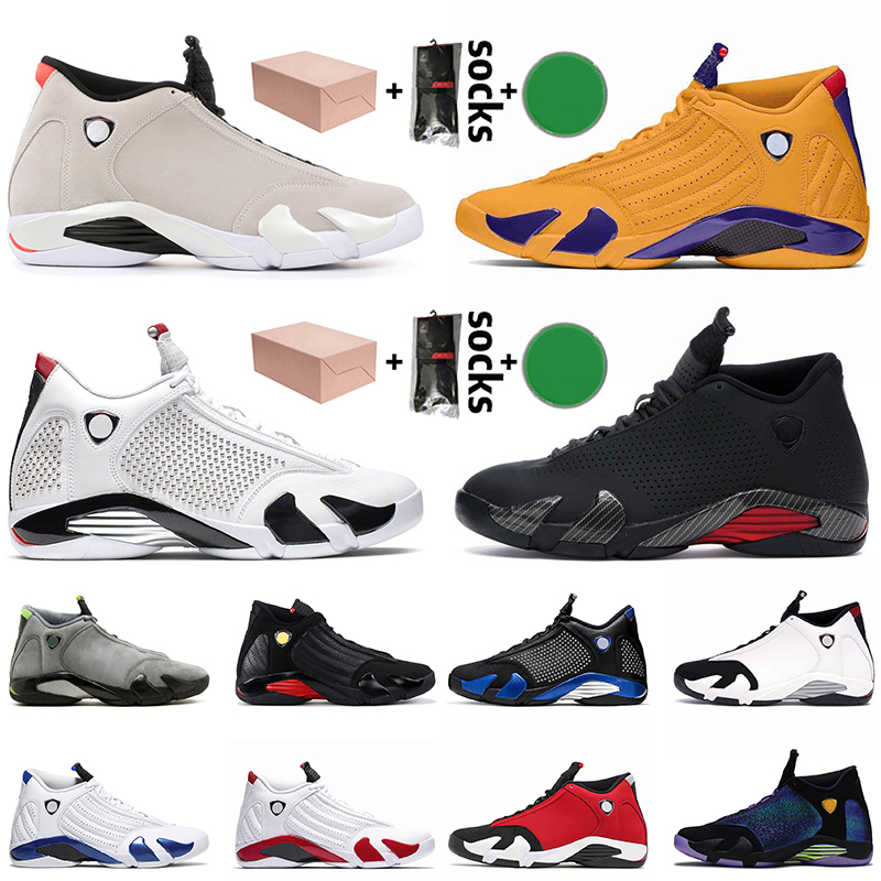 

Fashion Retro With BOX Womens Men 14s Basketball Shoes Jumpman 14 Mens Sneakers Sports Trainers Big Size US 13 University Gold Hyper Royal, White;red