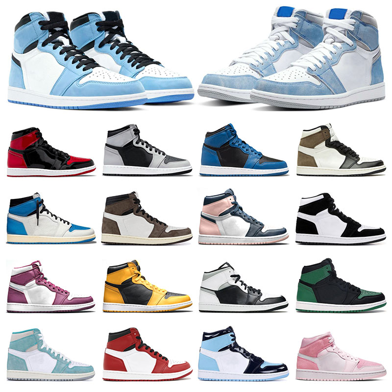 

Mens sneakers 1s basketball running shoes 1 University Blue Dark Mocha Bred Patent Hyper Royal Twist Shadow 2.0 womens outdoor sports trainers, 19 40-47