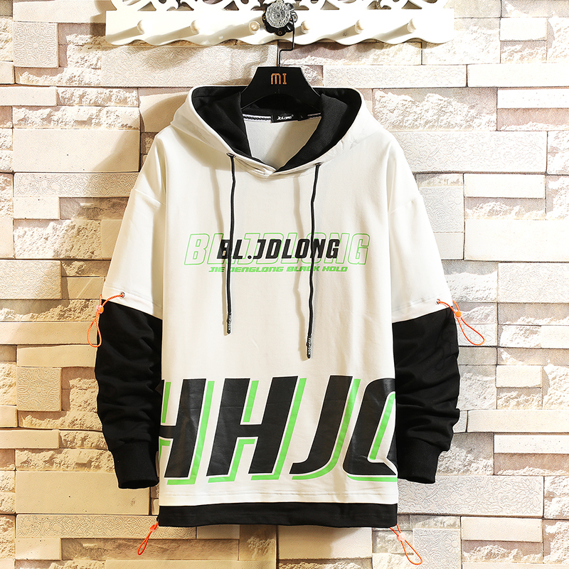 

2021 New Hip Hop Sweatshirts Men Spring Autumn Thin Korean Fashion Trend Hooded Hoodies Men's Top Plus Size -4xl Drop Shipping Nxnw, Multi