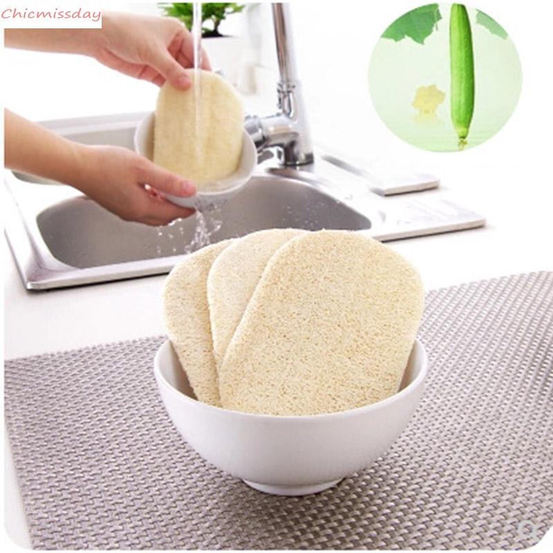 

Natural Loofah Cleaning Brush Household Dishwashing Non-stick Oil Brush Pot Sponge Sassafras Non-stick Pan Decontamination Loofah Sponge Sas
