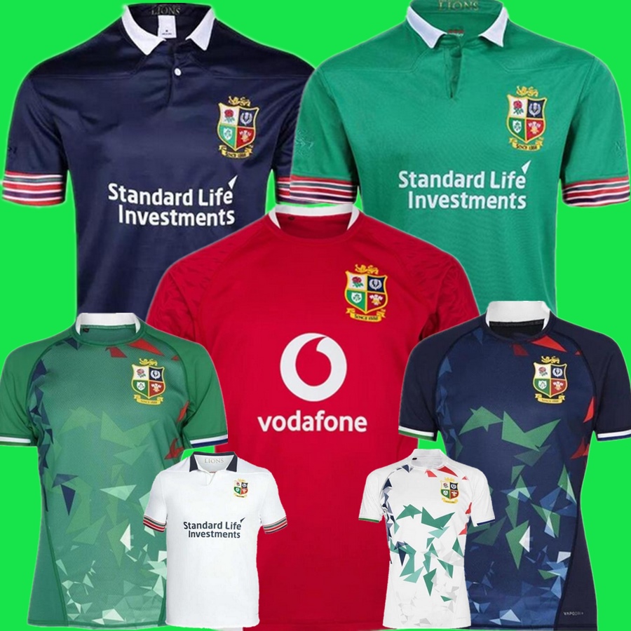 

2020 2021 British & Irish Lions rugby jersey 20 21 British lions rugby HOME training shirt size S-3XL, Black;gray