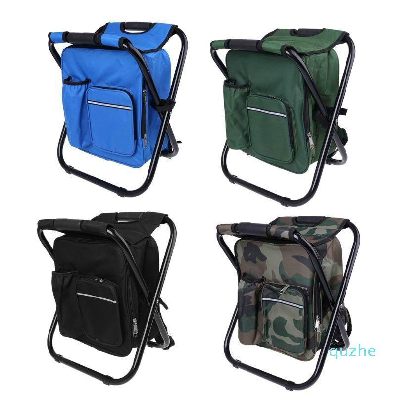 

Camp Furniture Backpack Cooler Chair-Compact Portable Folding Stool Perfect For Outdoor Events, Picnic,Travel, Hiking, Camping,M31 21 Dropsh