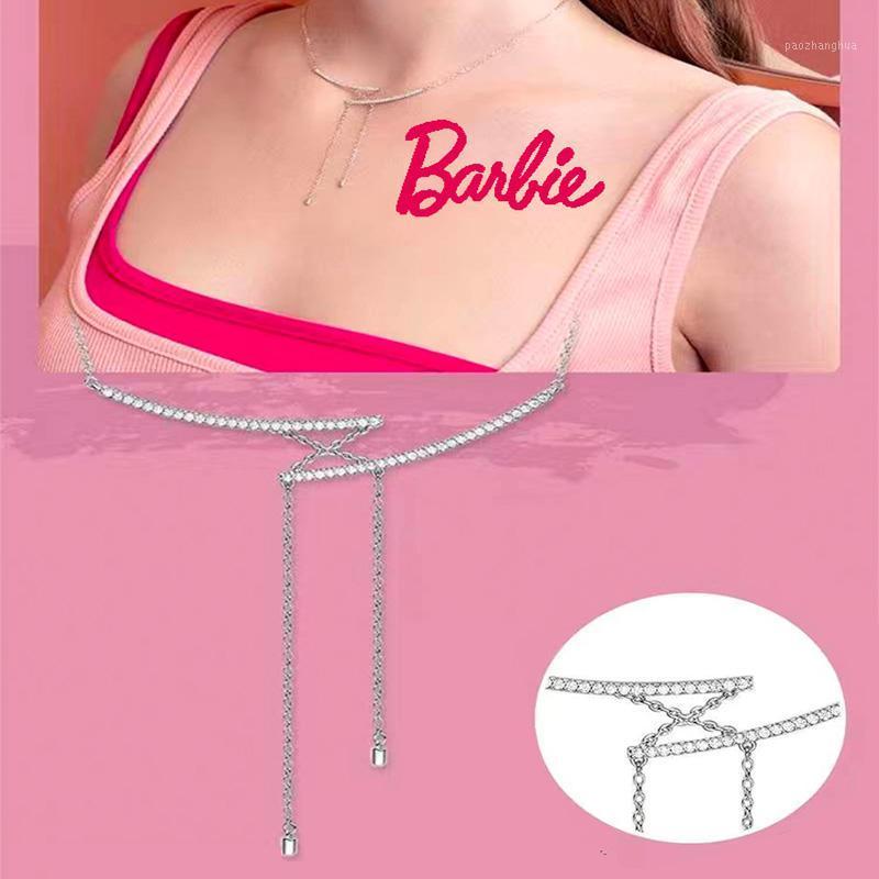 

Chains Fashion Jewelry 925 Silver Tassel Chain Necklace Female Simple Pendant 2022 Pattern