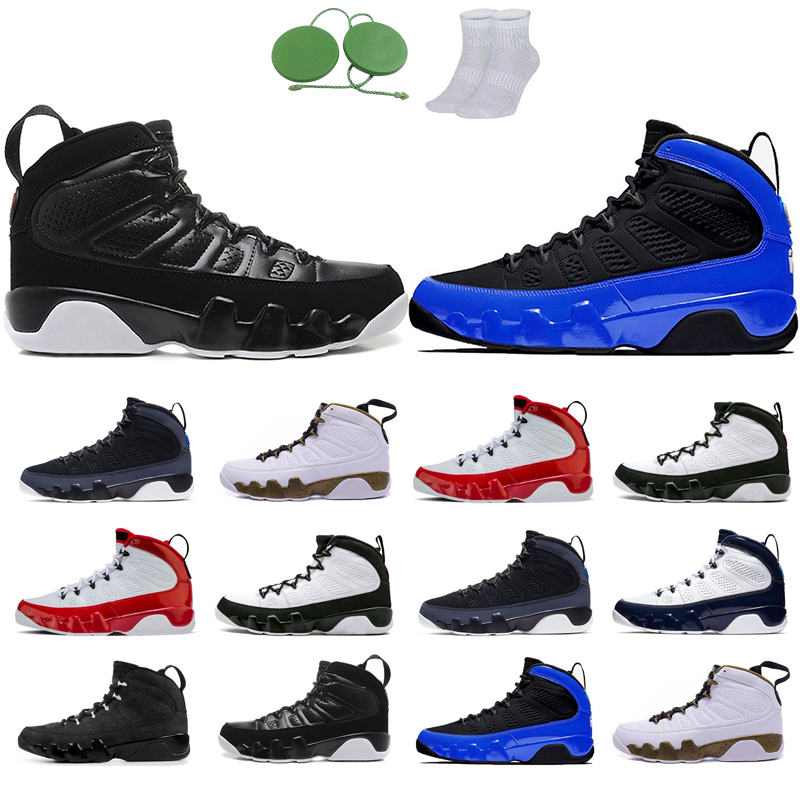 

9s man basketball shoes Anthracite Black white Blue Dream It Do Gym Red OG jam Racer The Spirit UNC trainers Outdoors Sports Athletic All colors mans shoe Flat