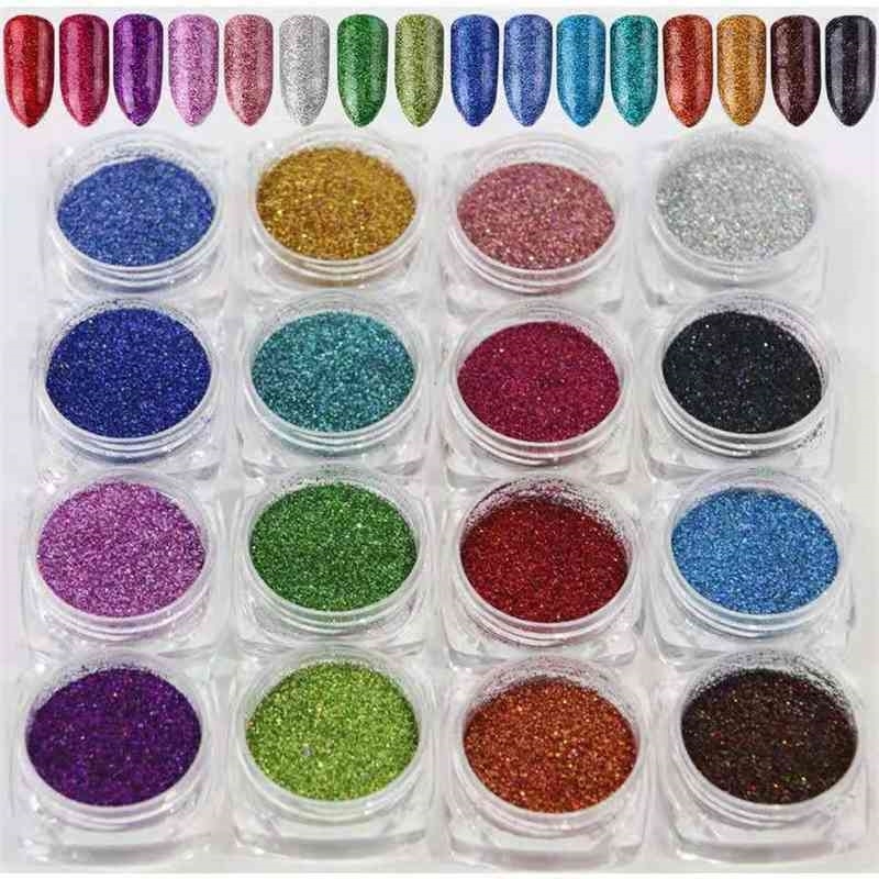 

color tweed nail 12 super flash crystal powder, bright star Nail Powder