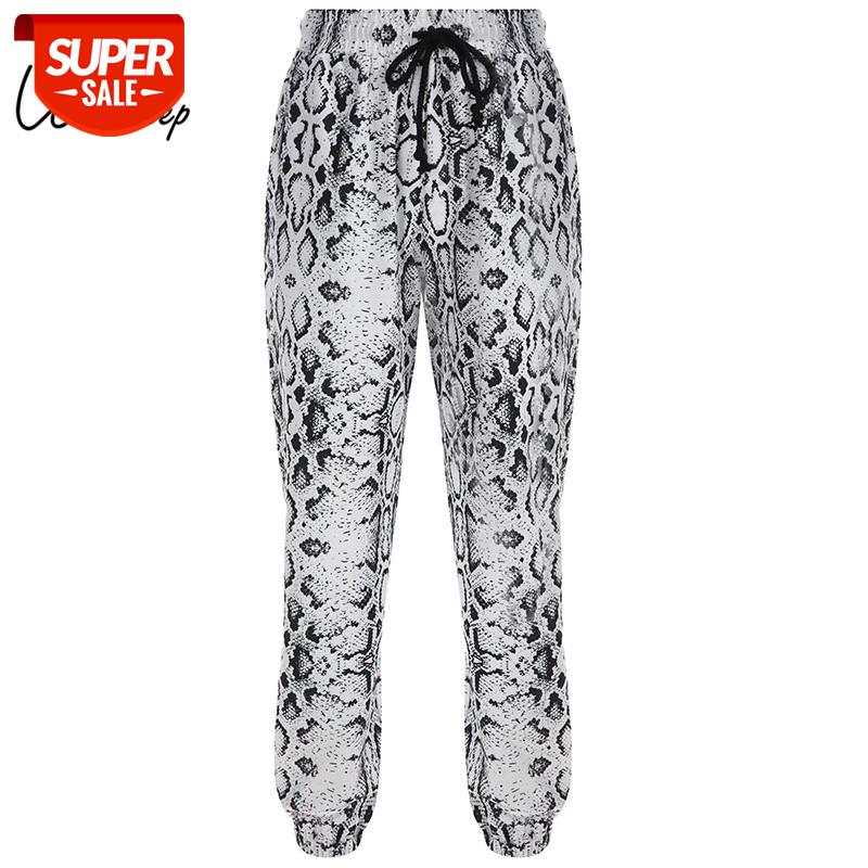 

Weekeep High Waist Snake Print Pants Women Elastic Waist Streetwear Pencil Pants Women Fashion Pleated Trousers #Ap1b, Black;white