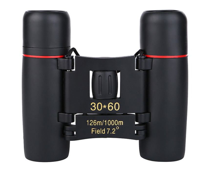 

Mini Binoculars Zoom Telescope 30x60 Folding with Low Light Night Vision for bird watching Outdoor travelling hunting camping 1000m