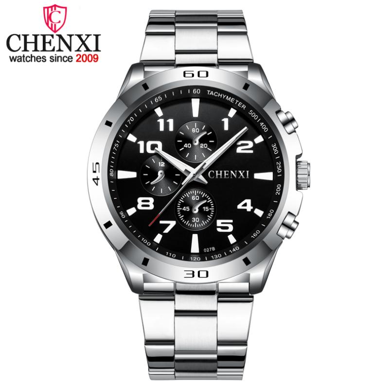 

Wristwatches CHENXI 2021 Top Brand Men Watches Analog Military Male Waterproof Quartz Clock Wrist Watch Relogio Masculino, 027c white