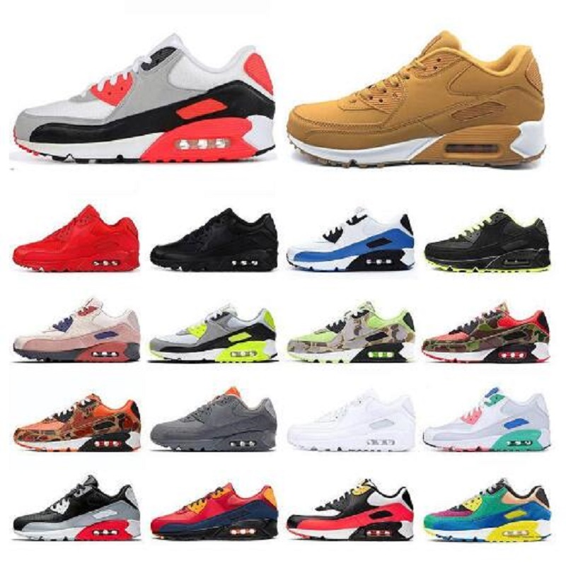 

Mens 90 Flyease Running Shoes Desert Ore Supernova Triple White Black USA Be True City Pack London The Ten Infrared Katakana Recraft Gold Lime Royal Blue Sneakers, # 20