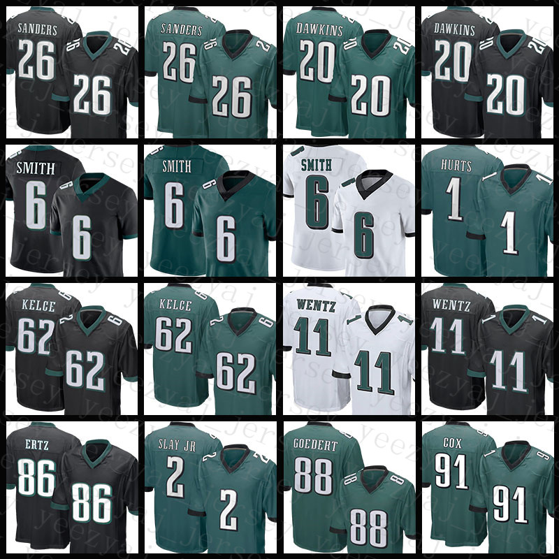 

Mens 6 DeVonta Smith 1 Jalen Hurts Football Jersey Miles Sanders Brian Dawkins Fletcher Cox Alshon Jeffery Zach Ertz DeSean Jackson Howard Brandon Graham Westbrook, 2021 women(size:s-xxl)-lao y
